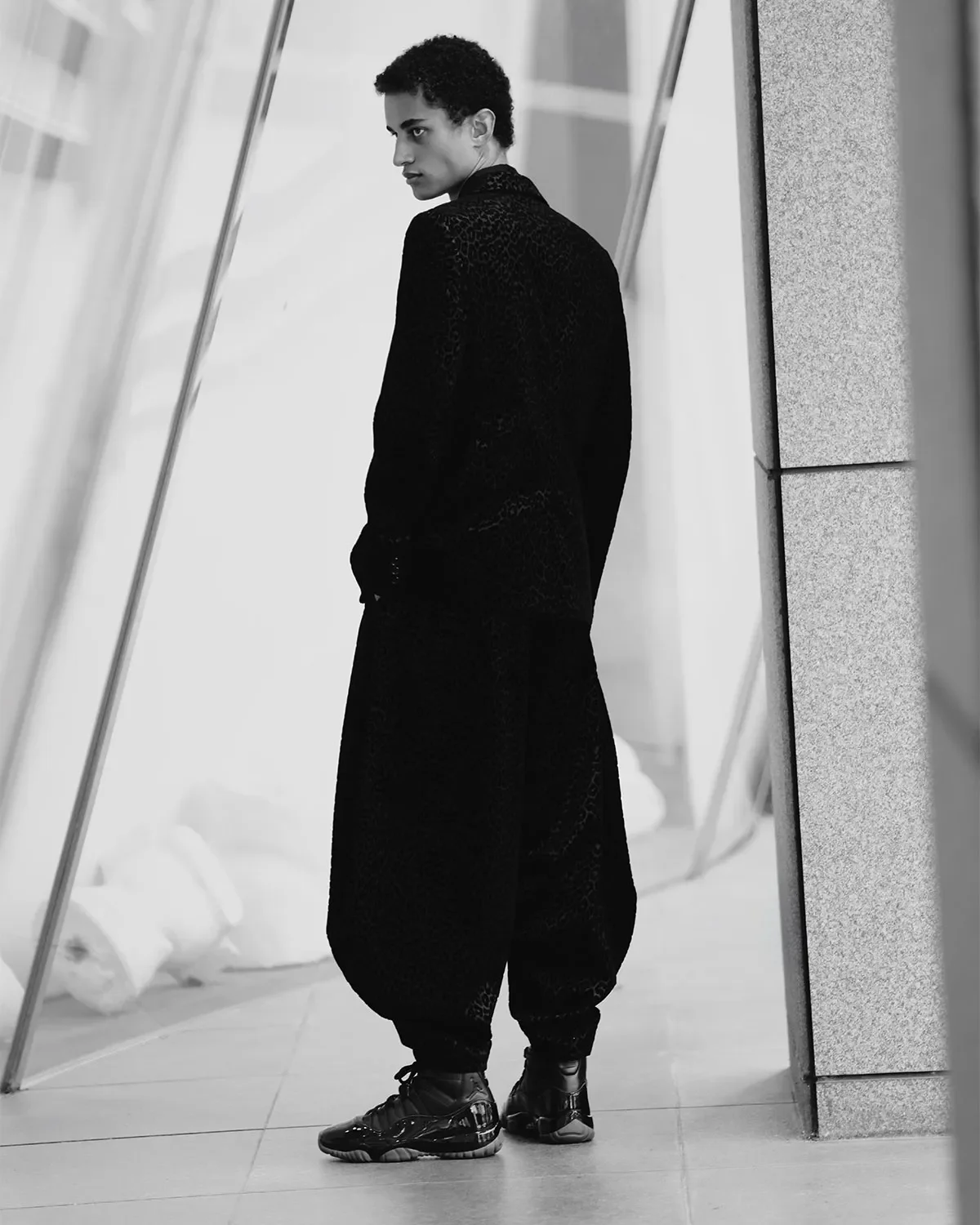 Comme Des Garçons Debuts First-Ever Air Jordan 11 Black And White Pack