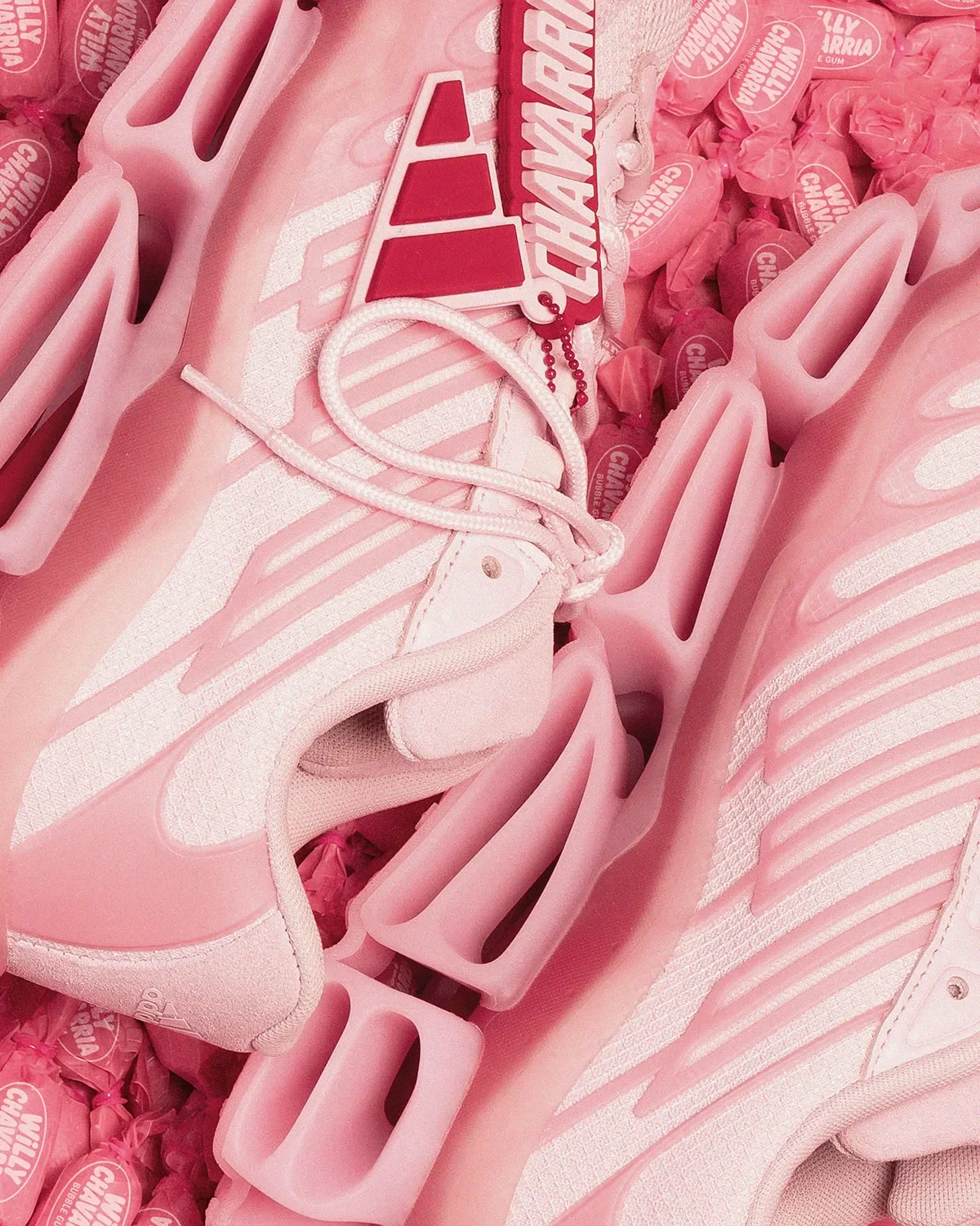 Willy Chavarria x Adidas Megaride AG "Bubblegum": Pink Just Went Loud